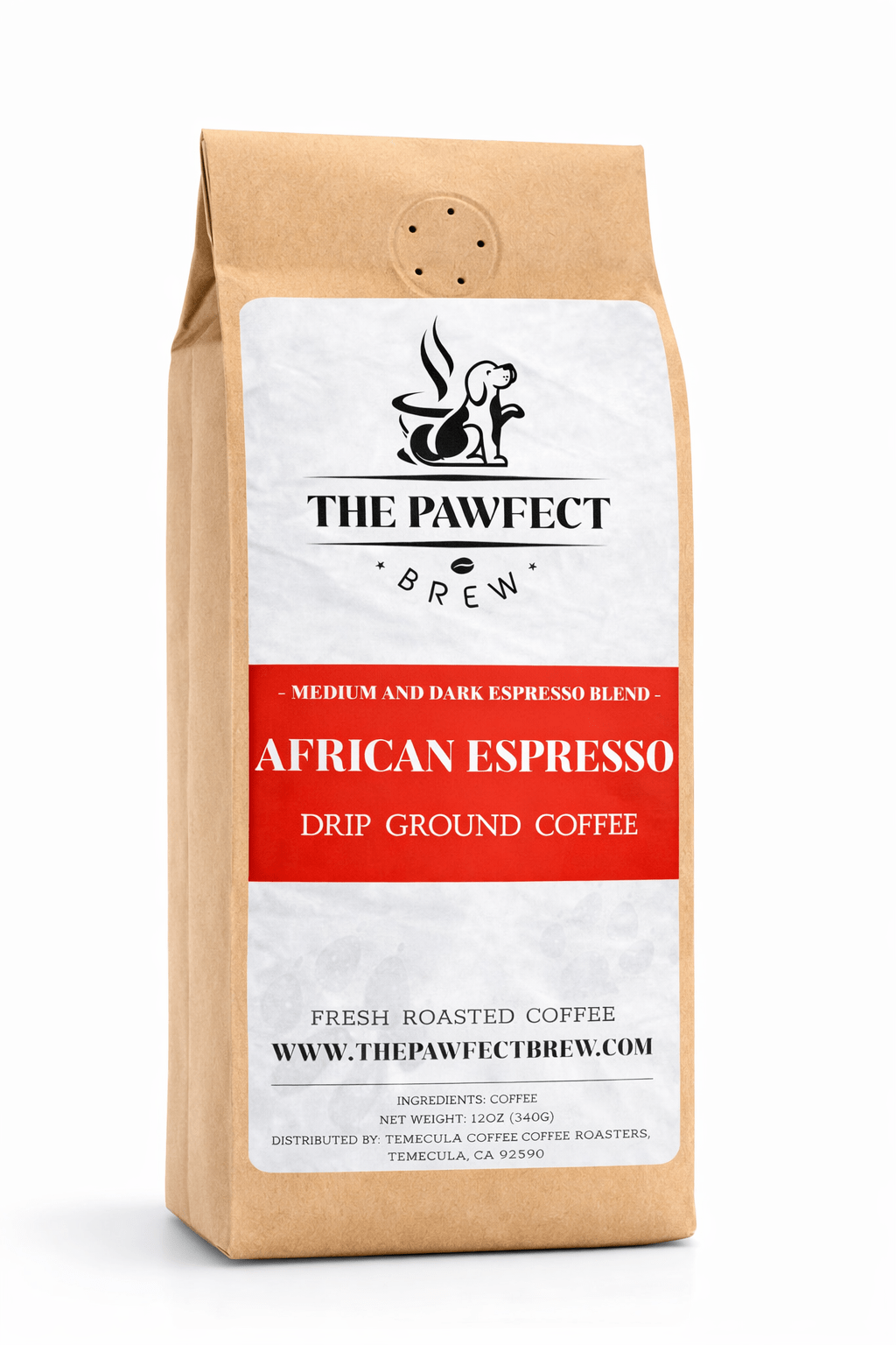 African Espresso – Dark Roast | The Pawfect Brew - The Pawfect Brew