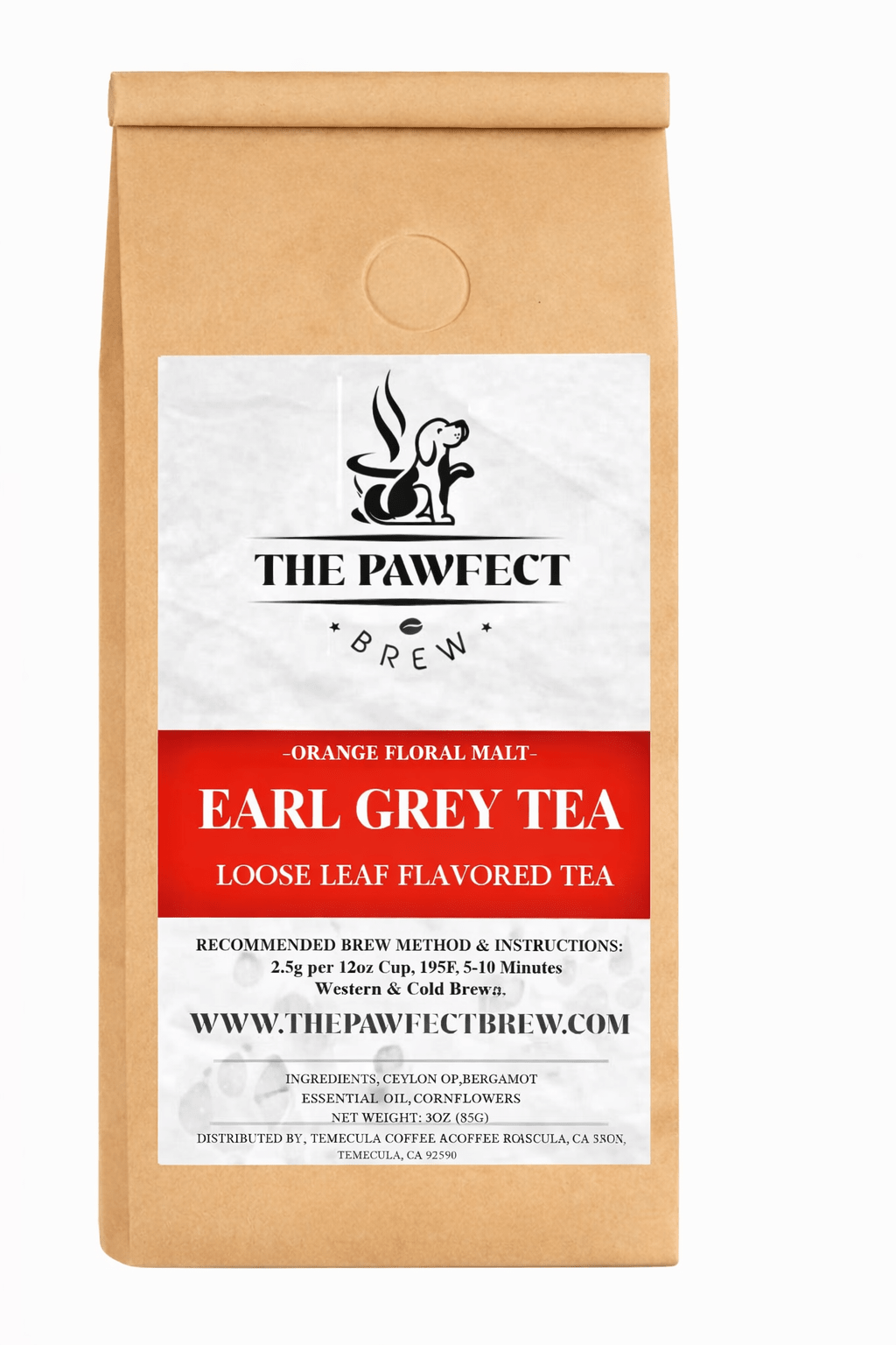 Earl Grey – Loose Leaf Tea | The Pawfect Brew - The Pawfect Brew