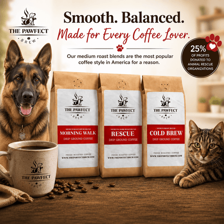 Best Medium Roast Coffee for Everyday Drinking: Why It’s America’s Favorite - The Pawfect Brew