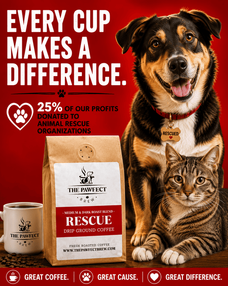 Every Cup Makes a Difference - The Pawfect Brew