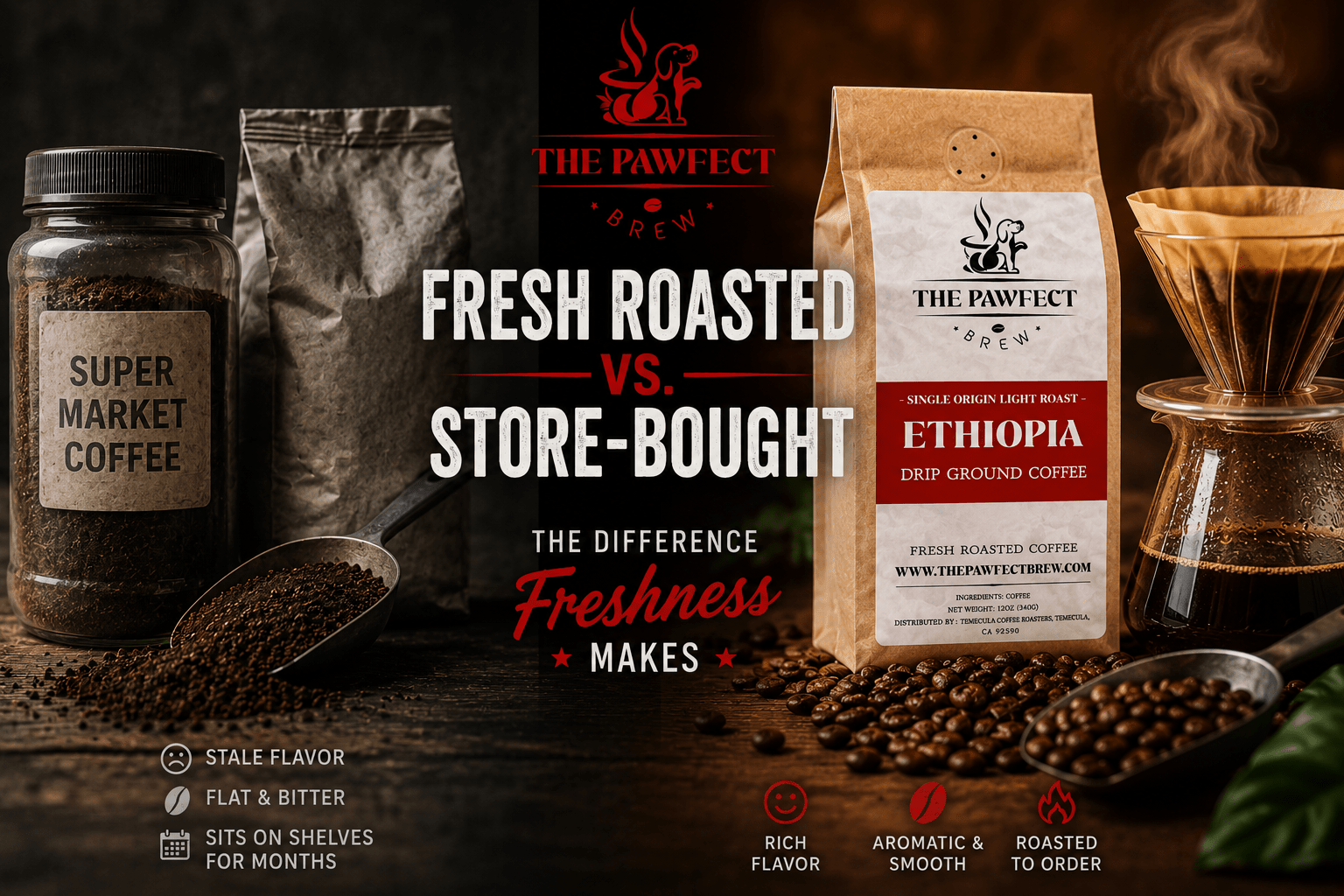Fresh Roasted Coffee vs. Store-Bought: Key Differences