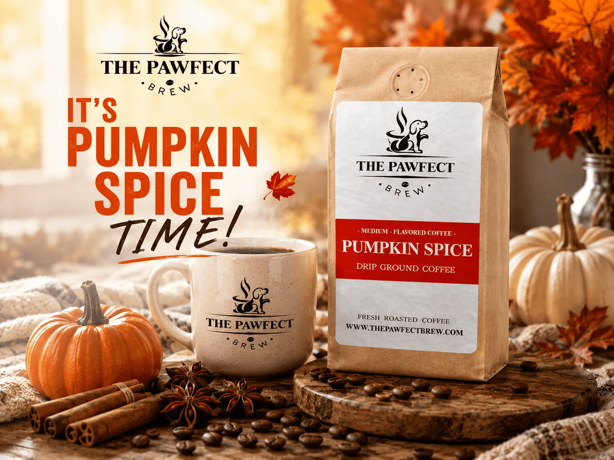 It’s Pumpkin Spice Time! - The Pawfect Brew
