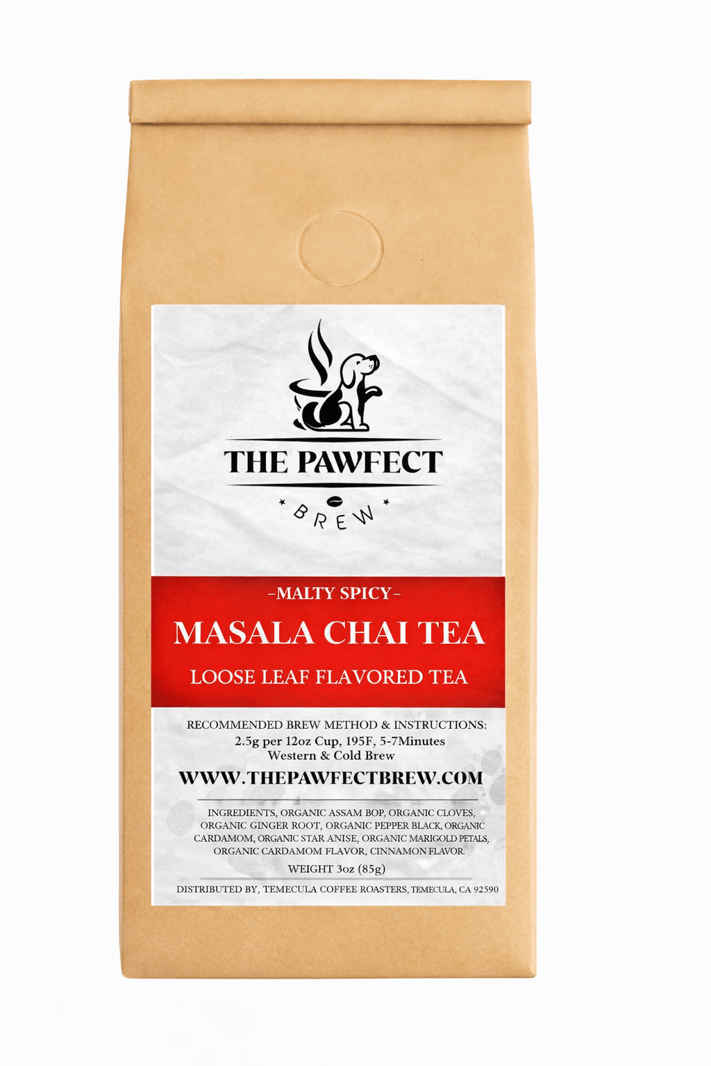 Masala Chai Loose Leaf Tea | The Pawfect Brew - The Pawfect Brew