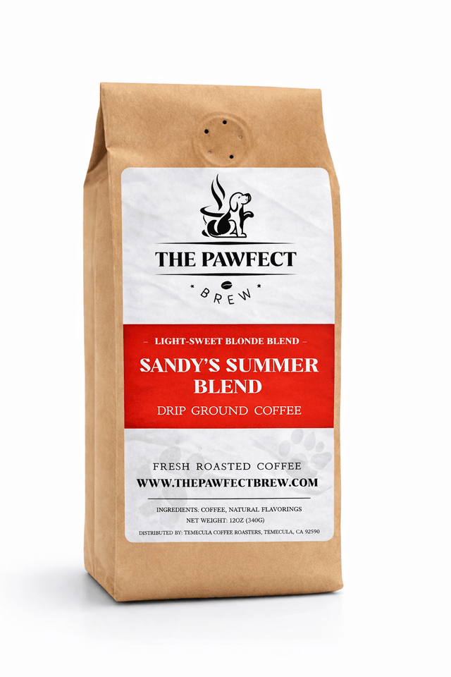 Sandy’s Summer Blend – Blonde Espresso | The Pawfect Brew - The Pawfect Brew
