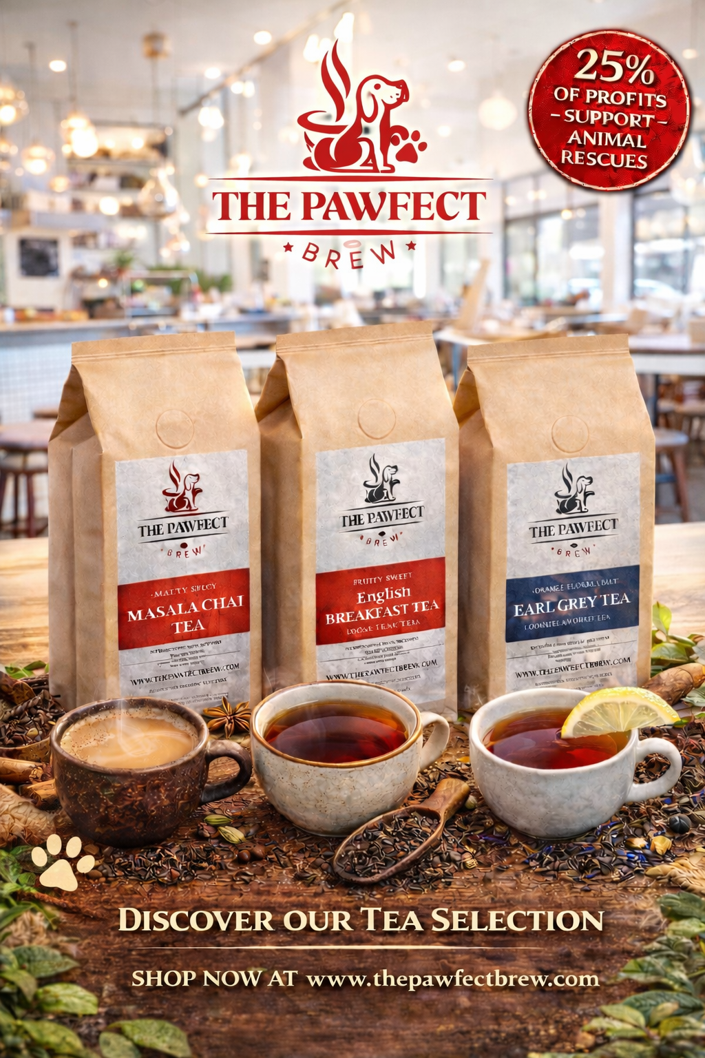 Masala Chai Loose Leaf Tea | The Pawfect Brew - The Pawfect Brew