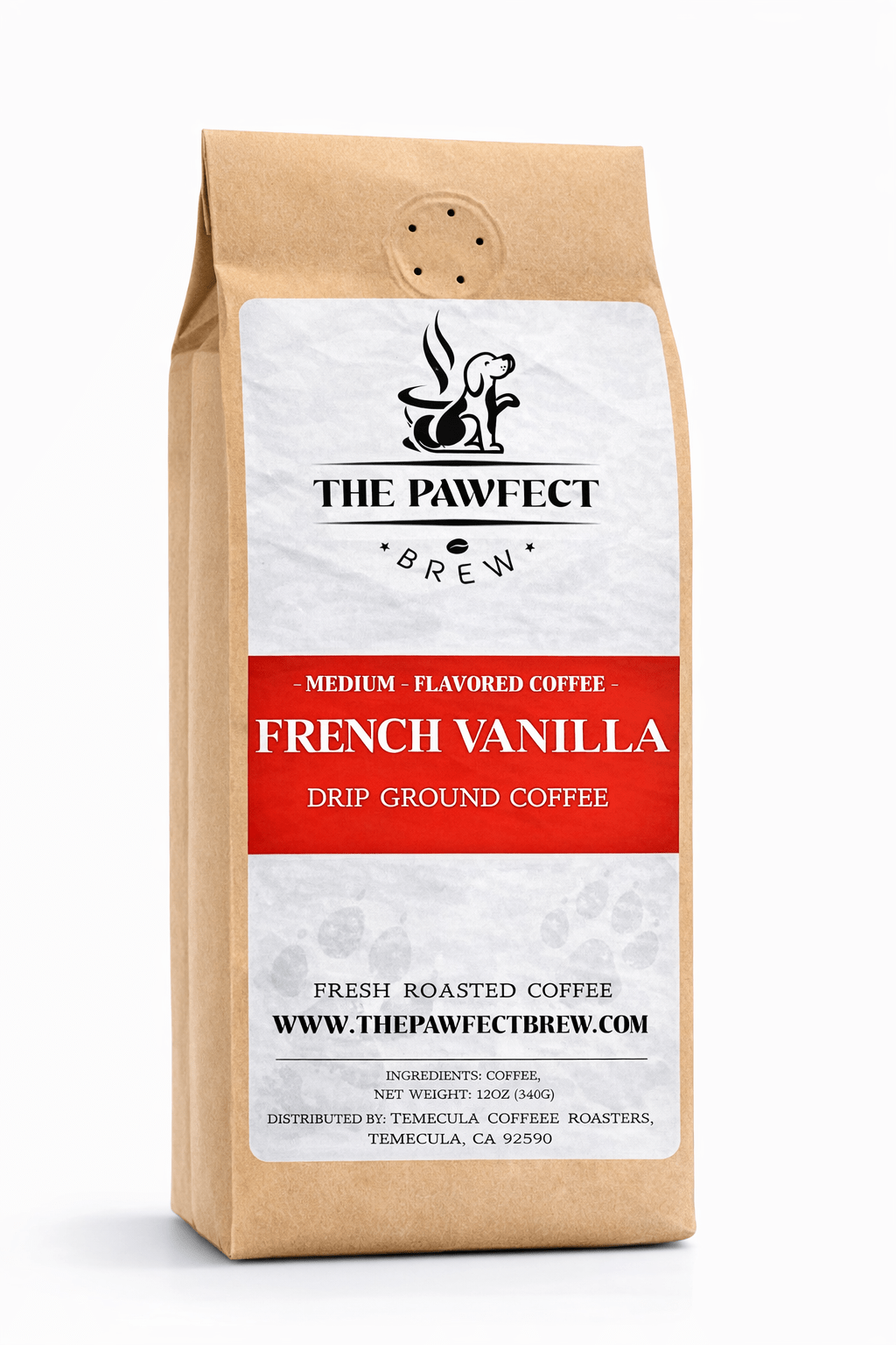 French Vanilla – Medium Roast Coffee | The Pawfect Brew - The Pawfect Brew