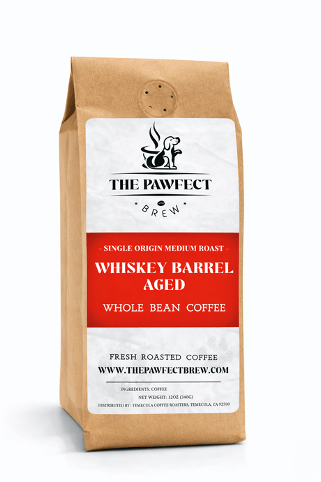 Whiskey Barrel Aged Coffee | The Pawfect Brew - The Pawfect Brew