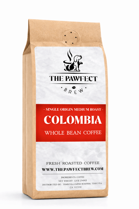 Colombia Single Origin – Medium Roast Coffee | The Pawfect Brew - The Pawfect Brew