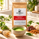 Matcha Green Tea With Mushrooms| The Pawfect Brew