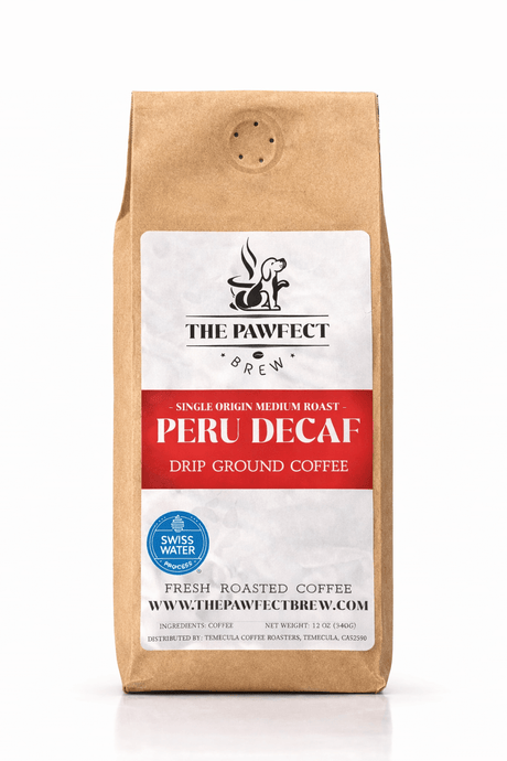 Peru Decaf Single Origin – Medium Roast Coffee | The Pawfect Brew - The Pawfect Brew